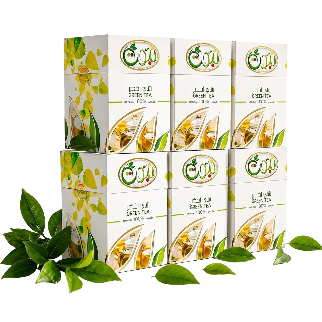 Nabbot Healthy Green Tea (Packages of 6)